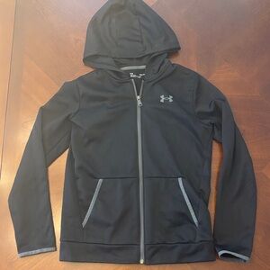 Under Armour Boys Dark Gray Performance Jacket